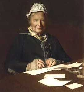 Porträt von Priscilla Hannah Peckover (1833–1931) – Gedenkseite