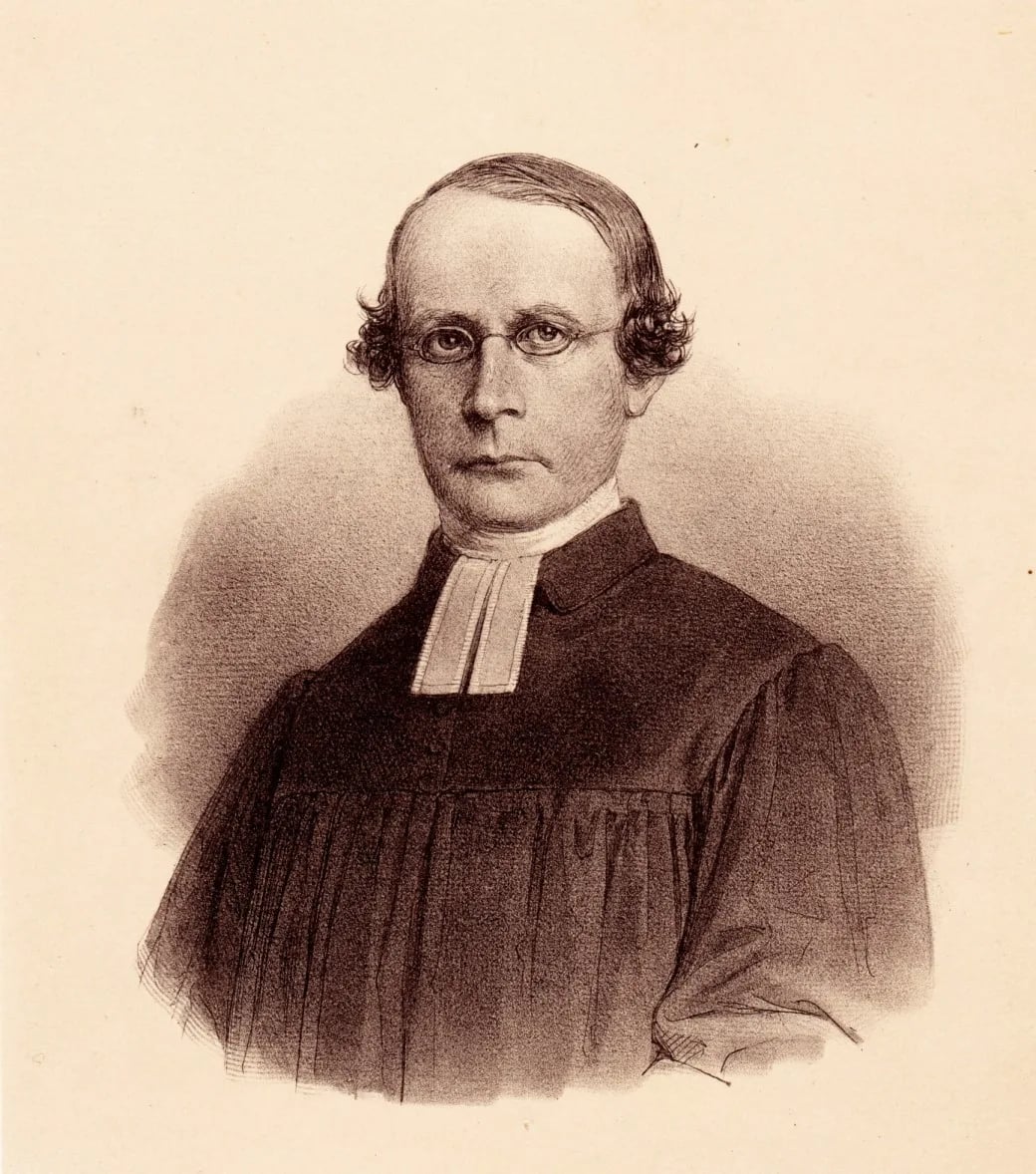Portrait of Theodor Harms (1819–1885) – memorial page