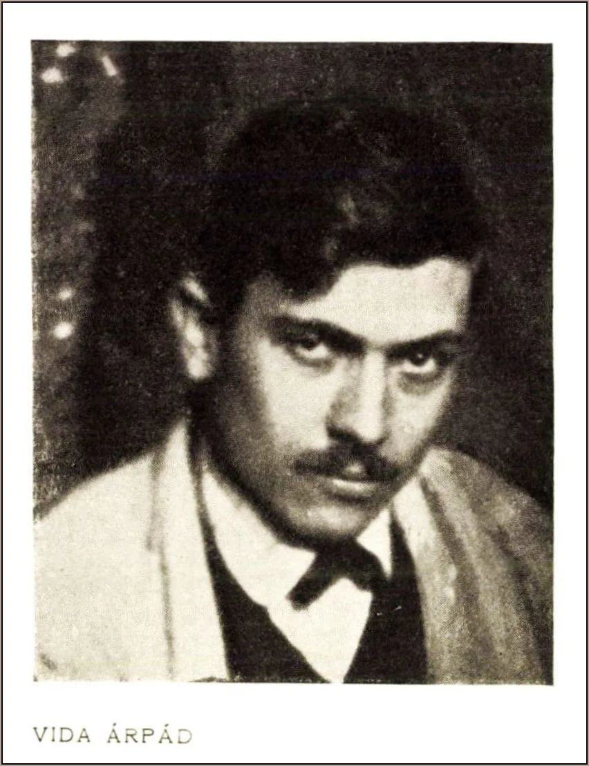 Porträt von Árpád Vida (1884–1915) – Gedenkseite