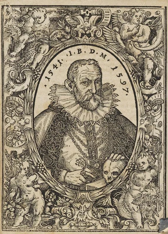 Porträt von Johann Bauhin (1541–1612) – Gedenkseite