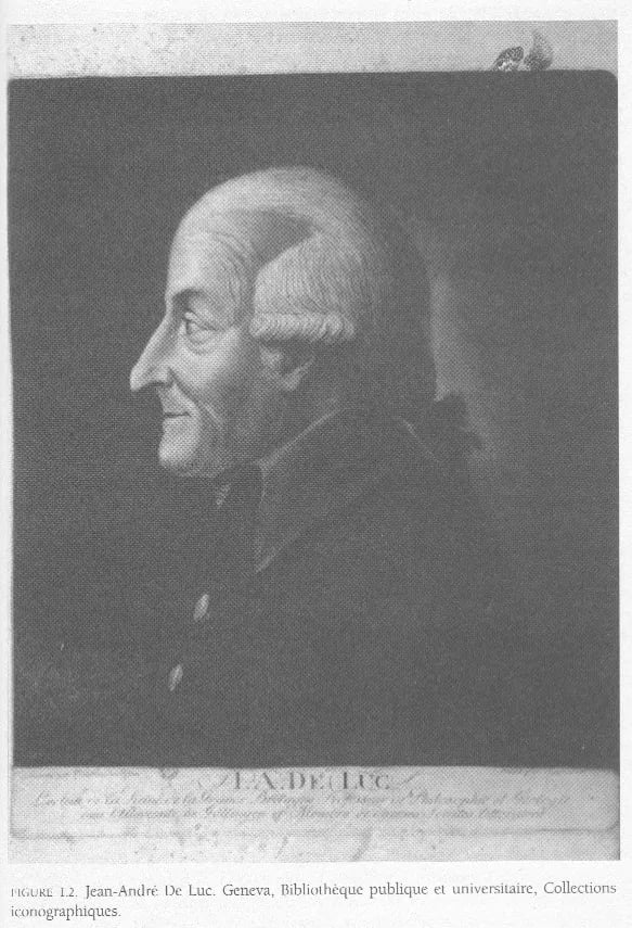 Porträt von Jean-André Deluc (1727–1817) – Gedenkseite