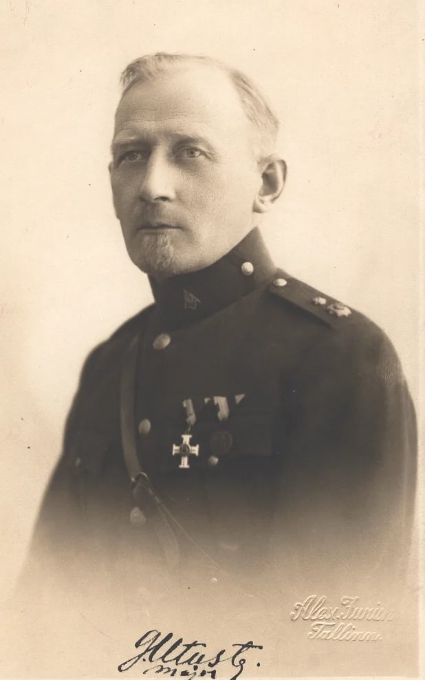 Porträt von Kustas Utuste (1884–1941) – Gedenkseite