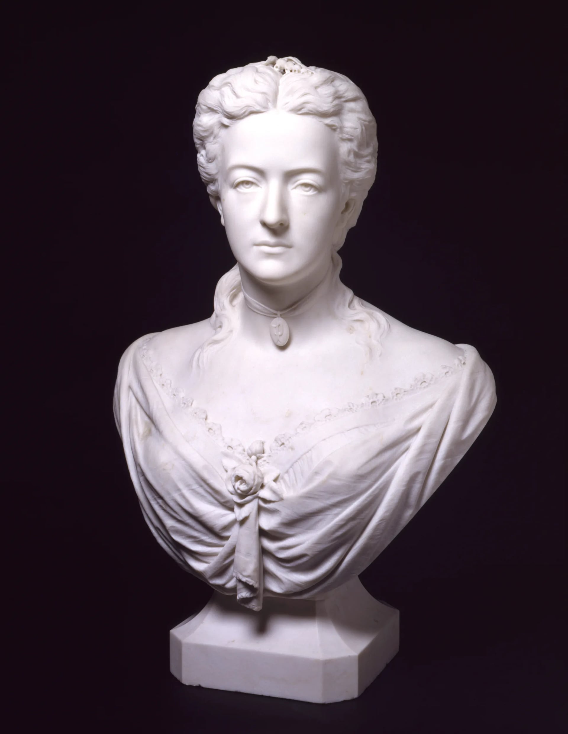 Porträt von Margaretta Willoughby Pierrepont (1827–1902) – Gedenkseite
