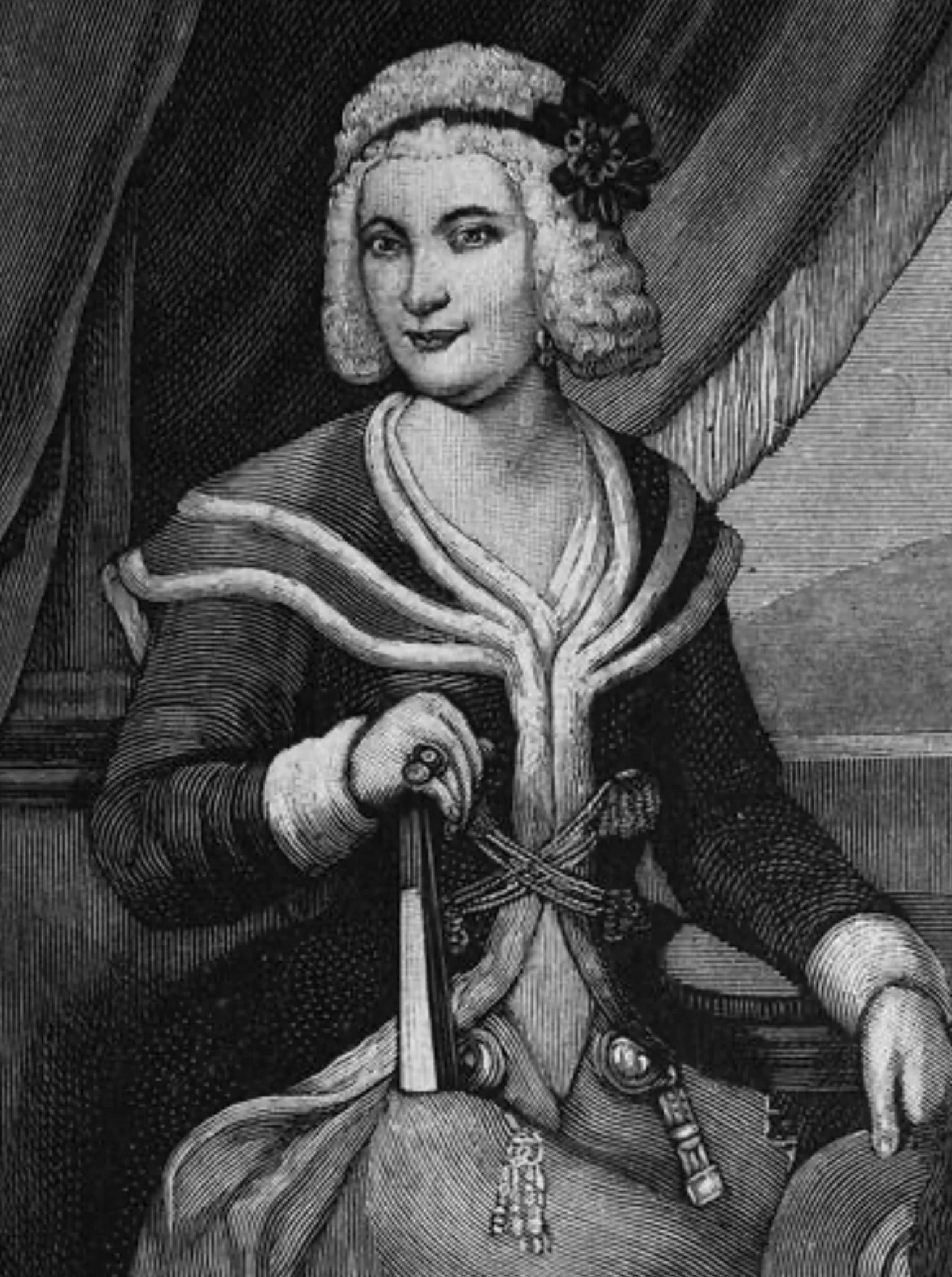 Porträt von Anna Francesca Prosperi Buzi (1772–1824) – Gedenkseite