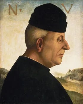 Porträt von Niccolò Vitelli (1414–1486) – Gedenkseite