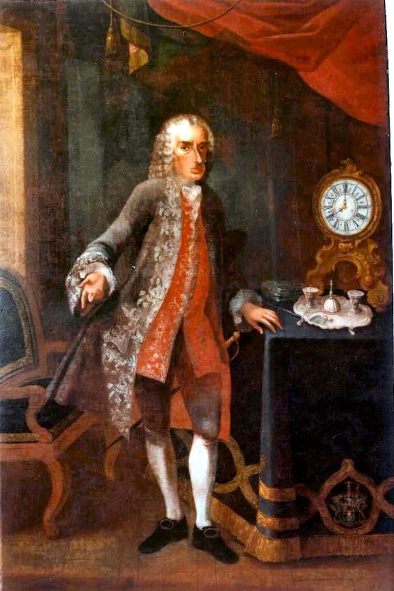 Portrait of Dominik Josef Hayek von Waldstätten (1698–1772) – memorial page