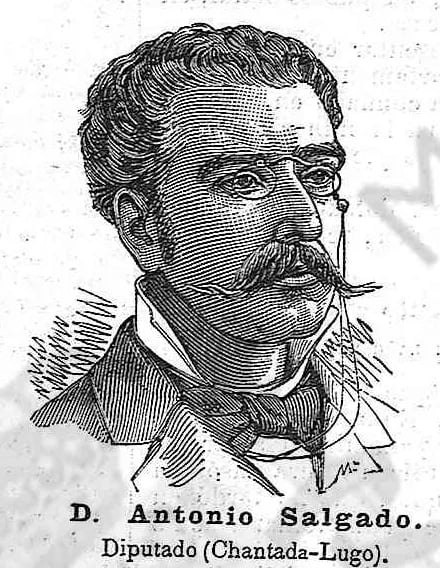 Porträt von Antonio Salgado López (1858–1927) – Gedenkseite