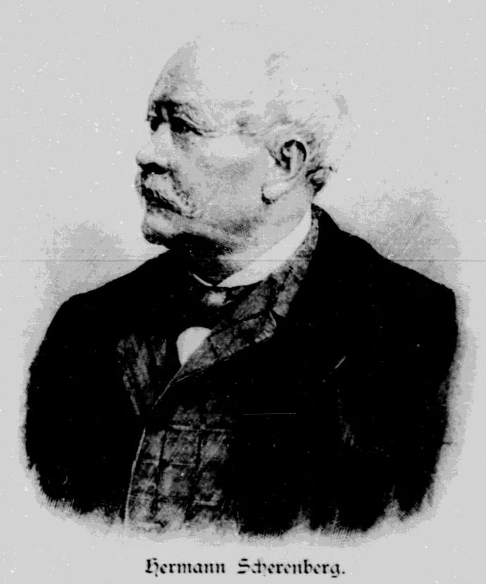Portrait of Hermann Scherenberg (1826–1897) – memorial page