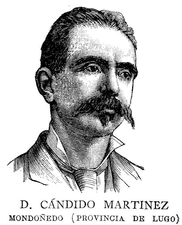Porträt von Cándido Martínez Montenegro (1831–1899) – Gedenkseite