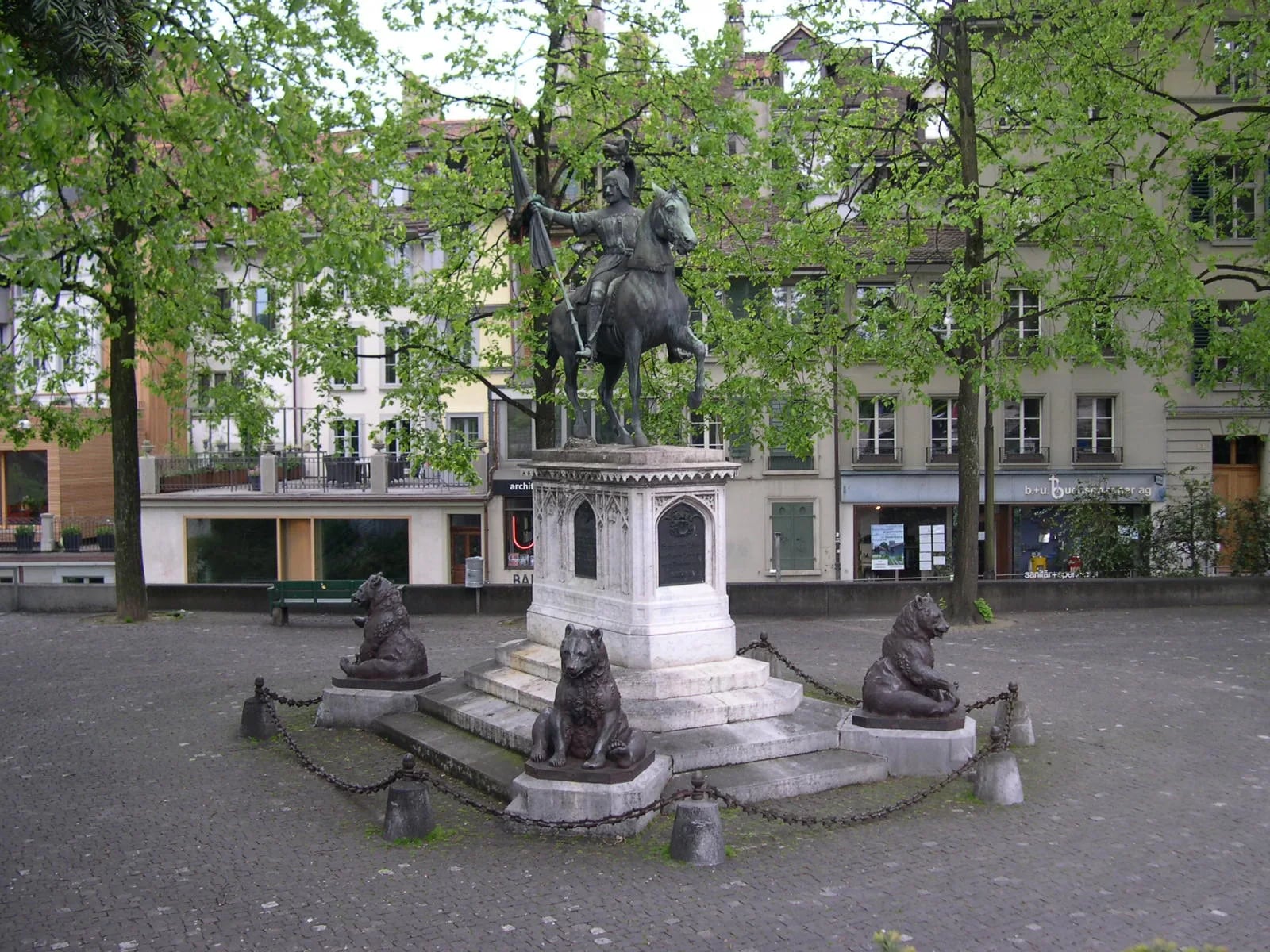 Porträt von Rudolf von Erlach (1299–1360) – Gedenkseite