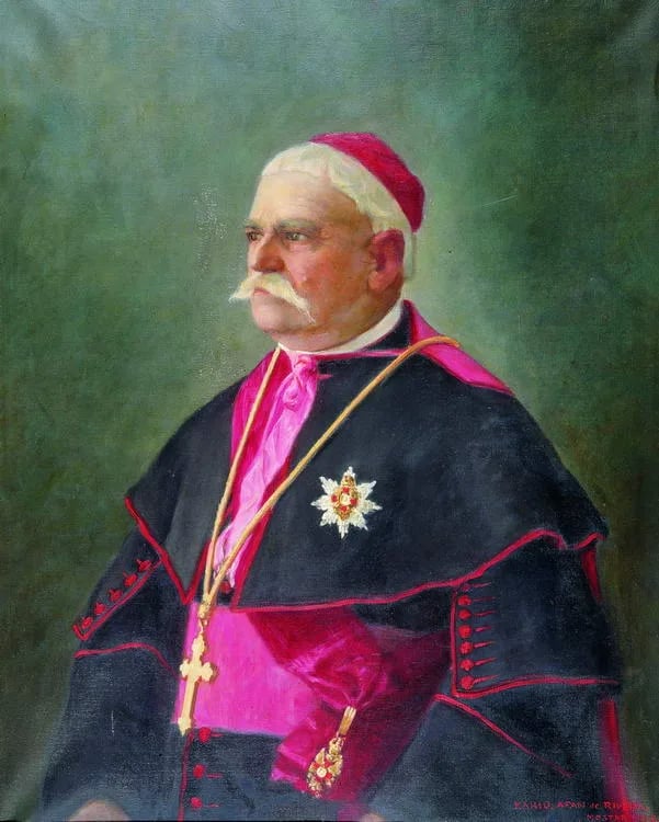 Porträt von Paškal Buconjić (1834–1910) – Gedenkseite