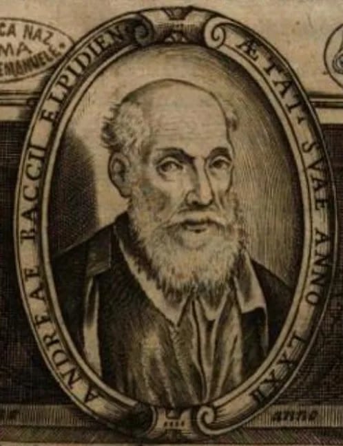 Portrait of Andrea Bacci (1524–1600) – memorial page