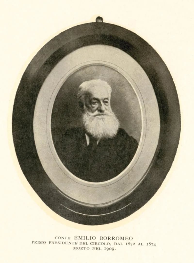 Portrait of Emilio Borromeo, 14th Marquess of Angera (1829–1909) – memorial page