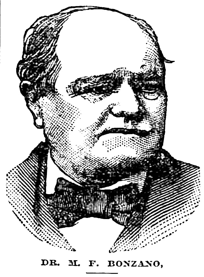 Porträt von Maximilian F. Bonzano (1821–1894) – Gedenkseite