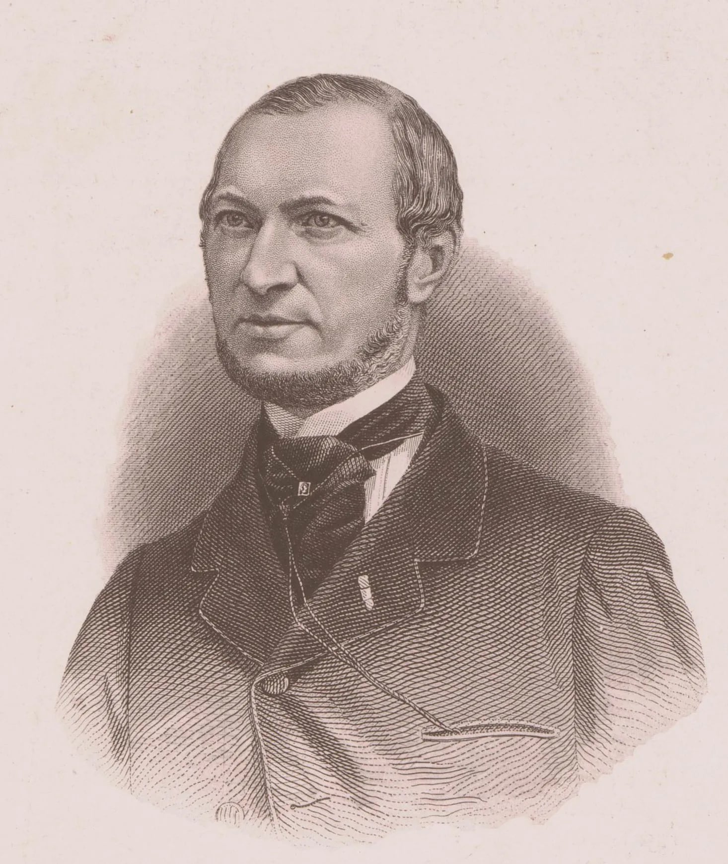 Porträt von Edmond de Coussemaker (1805–1876) – Gedenkseite