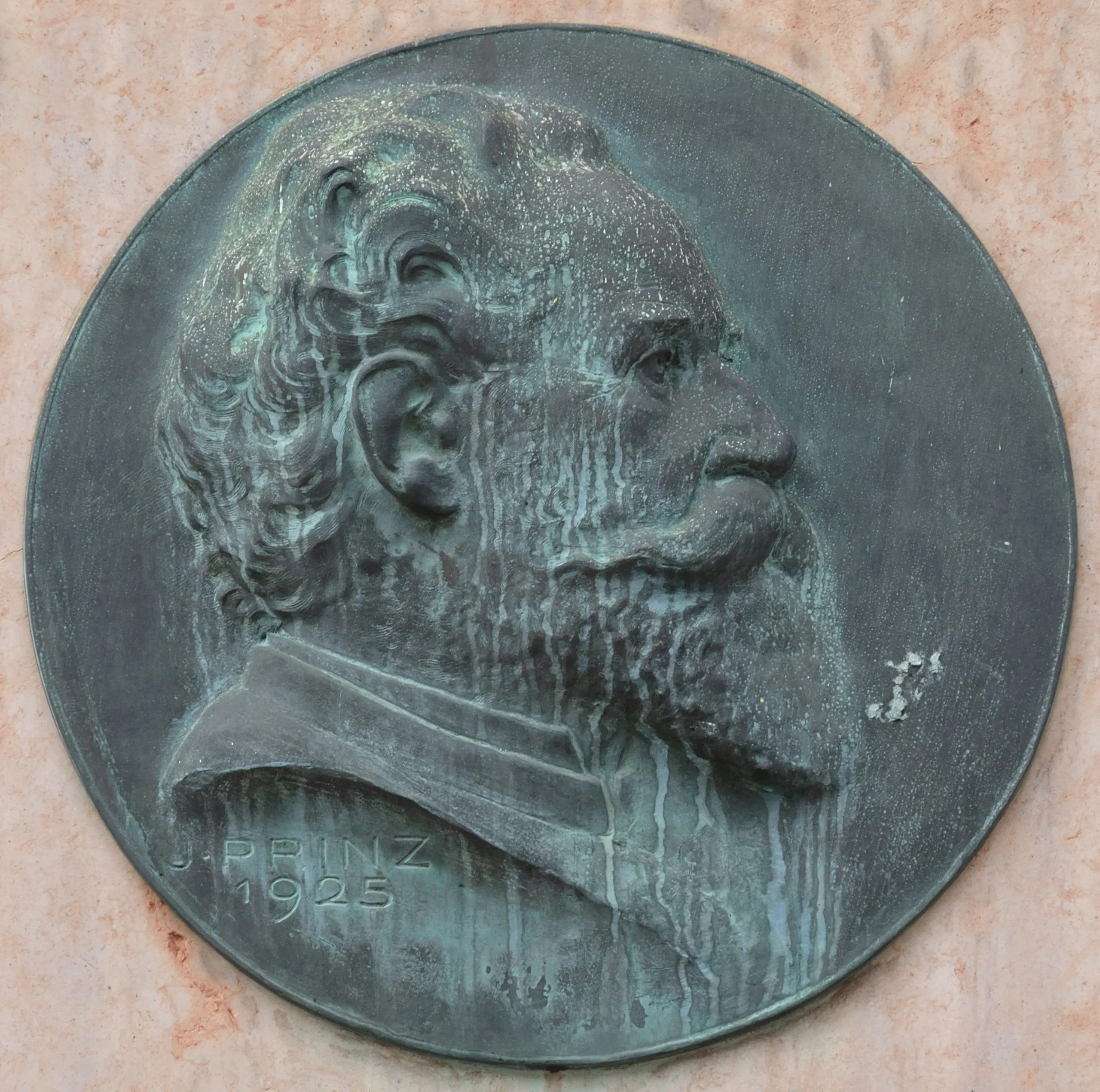 Porträt von Josef Pommer (1845–1918) – Gedenkseite