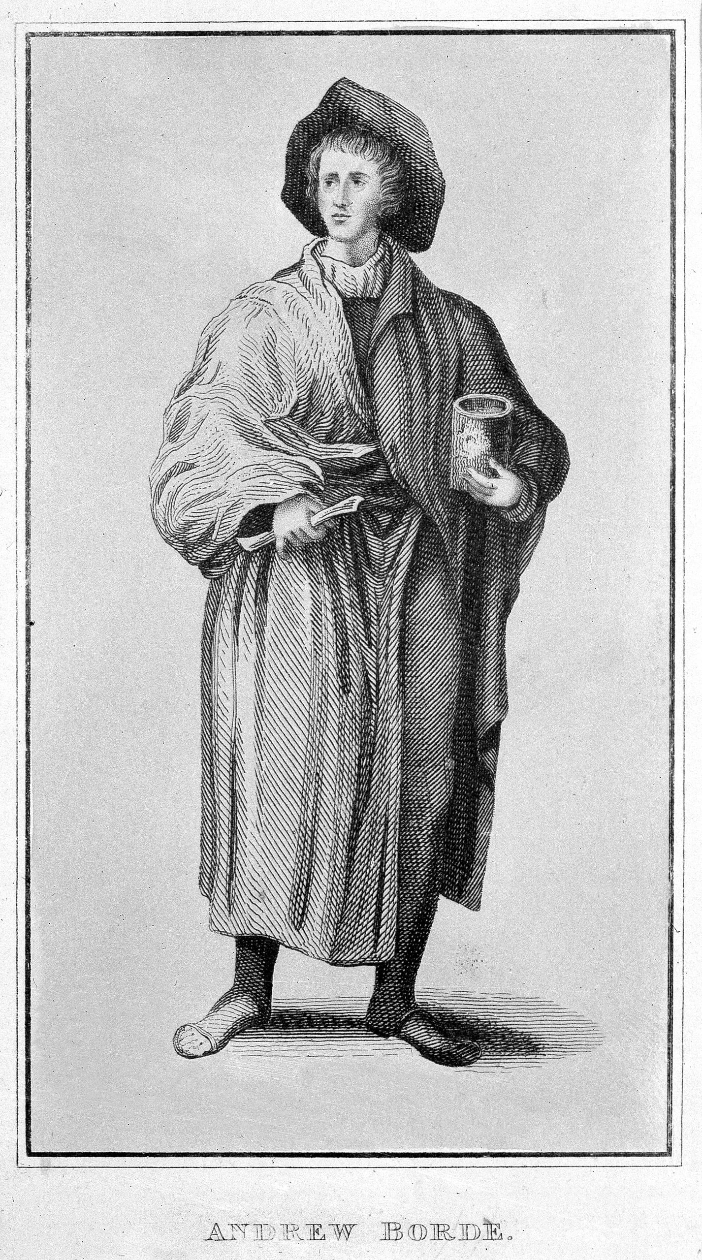 Porträt von Andrew Boorde (1490–1549) – Gedenkseite