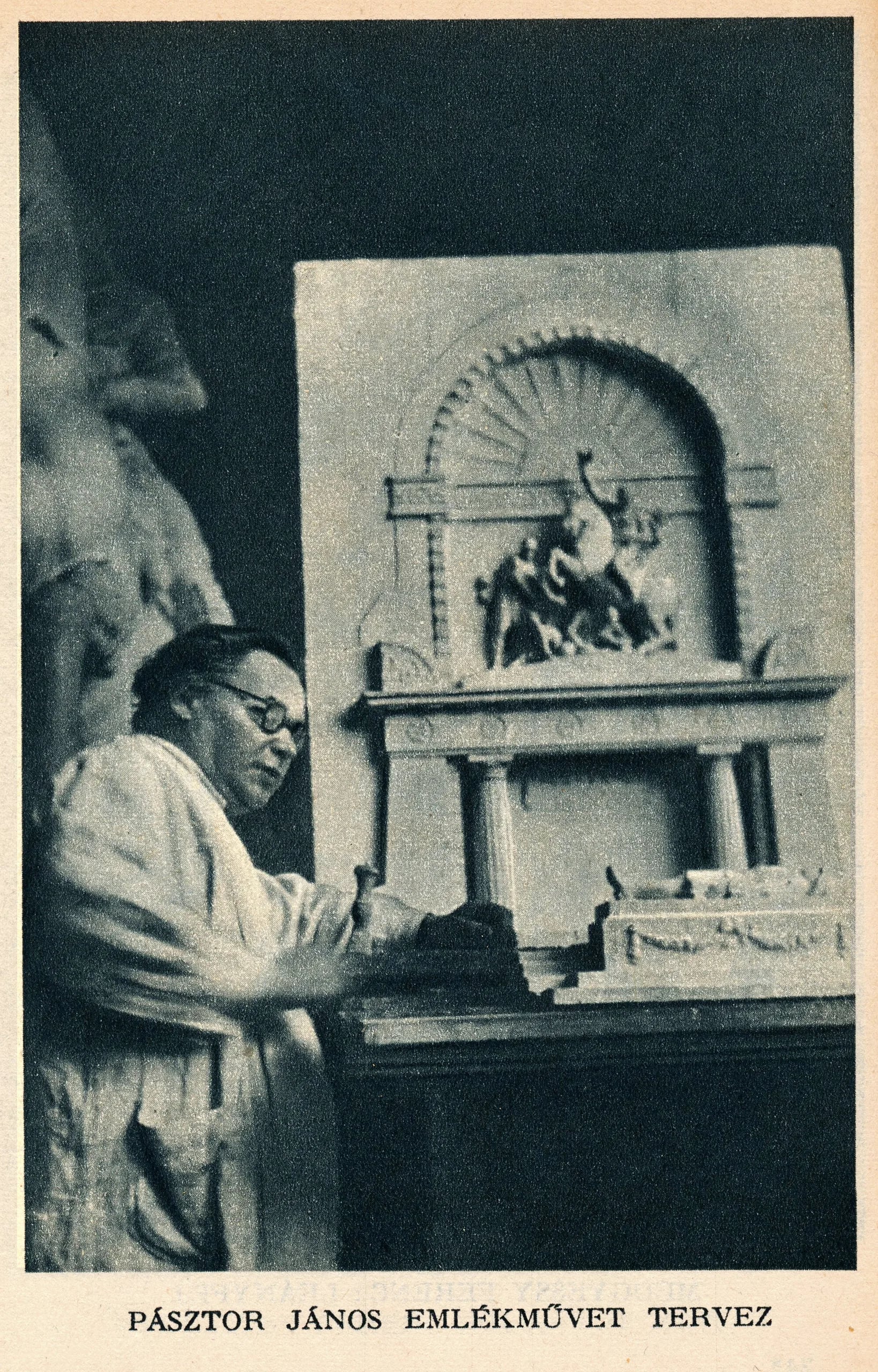 Portrait of János Pásztor (1881–1945) – memorial page