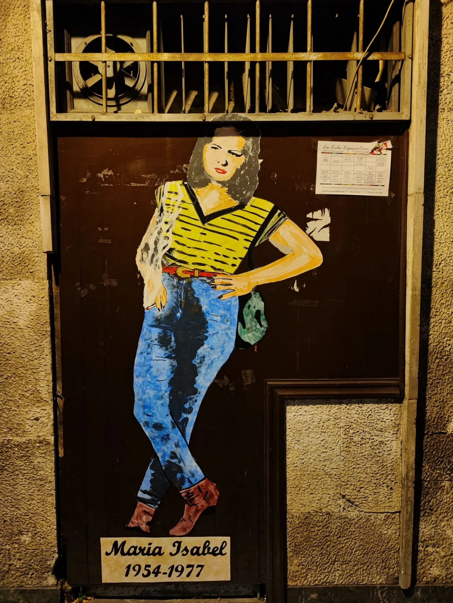 Portrait of María Isabel Gutiérrez Velasco (1953–1977) – memorial page