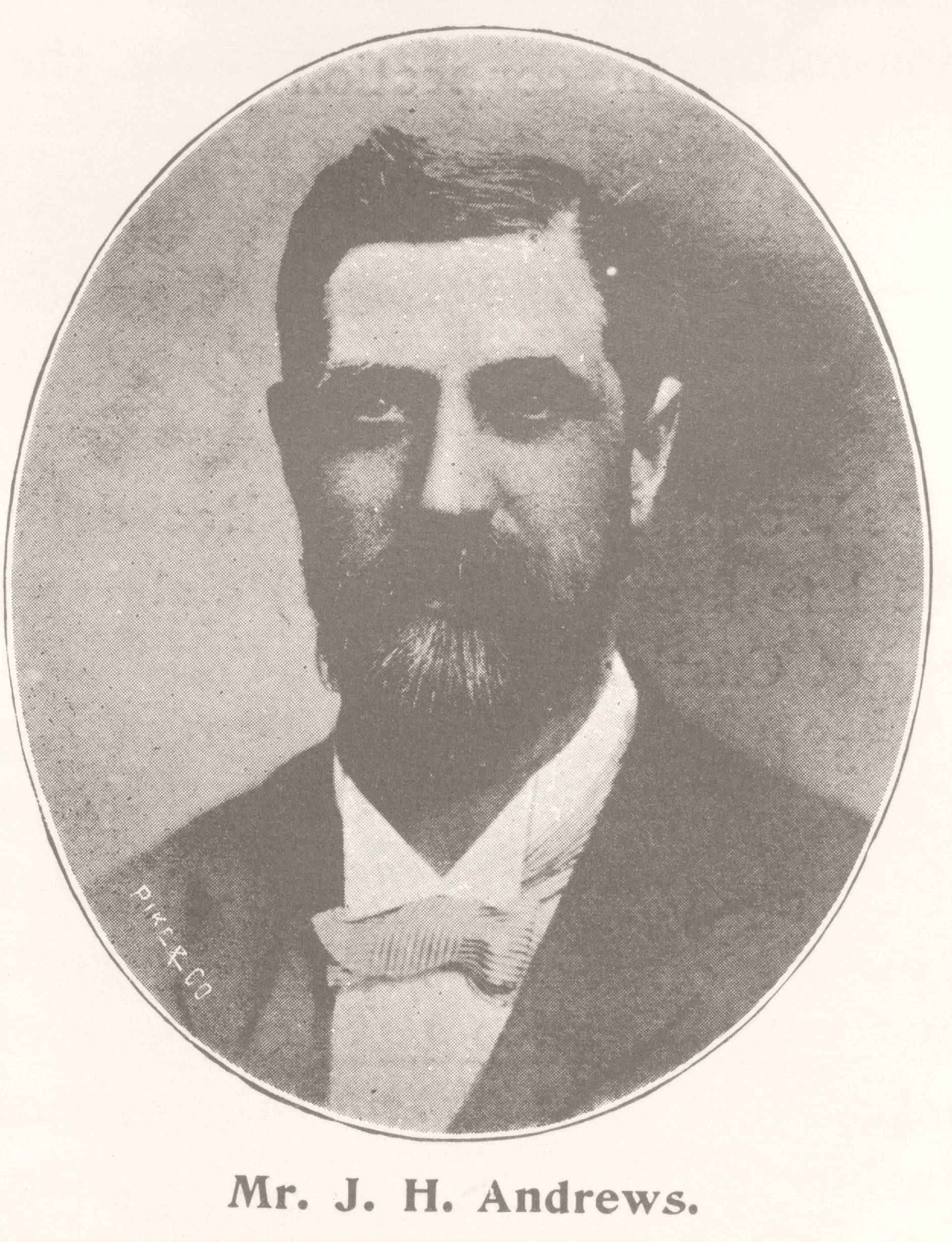 Portrait of John Harris Andrews (1846–1907) – memorial page