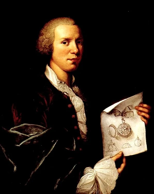 Porträt von Ferdinand Berthoud (1727–1807) – Gedenkseite