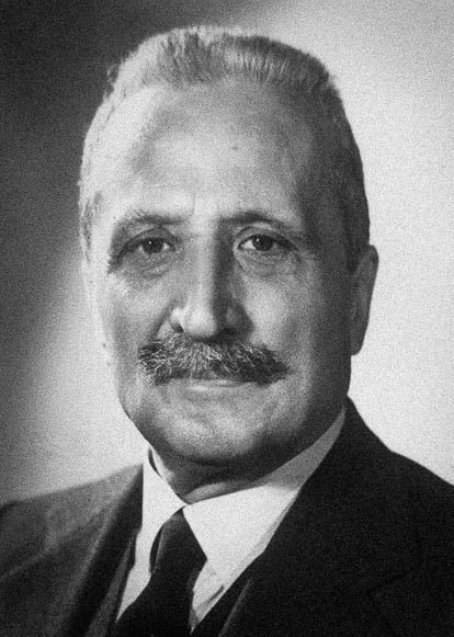 Porträt von Enrico De Nicola (1877–1959) – Gedenkseite