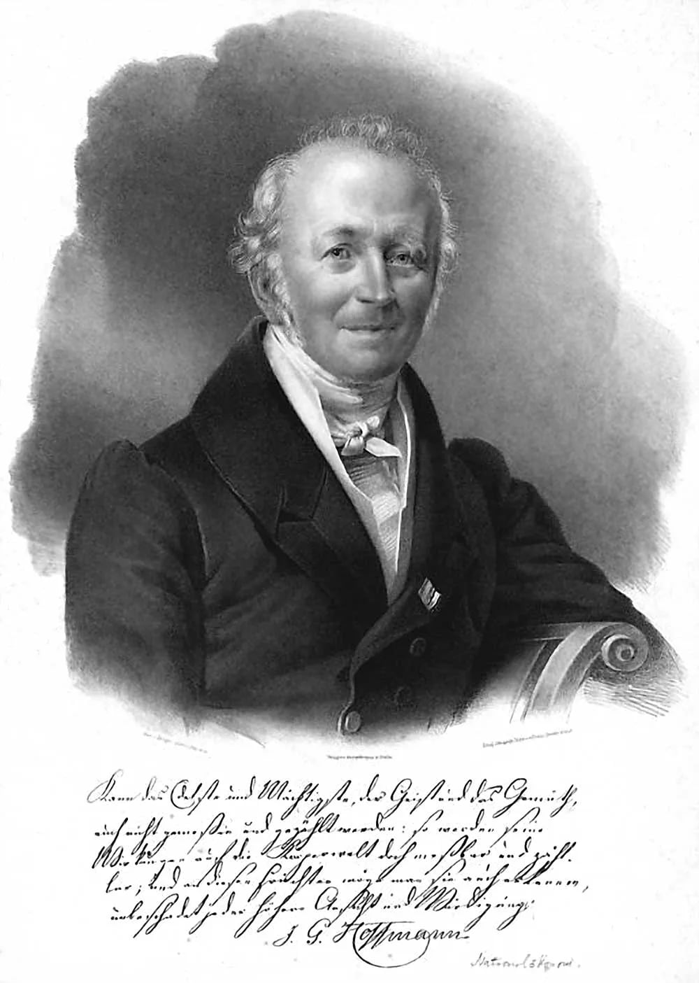 Portrait of Johann Gottfried Hoffmann (1765–1847) – memorial page