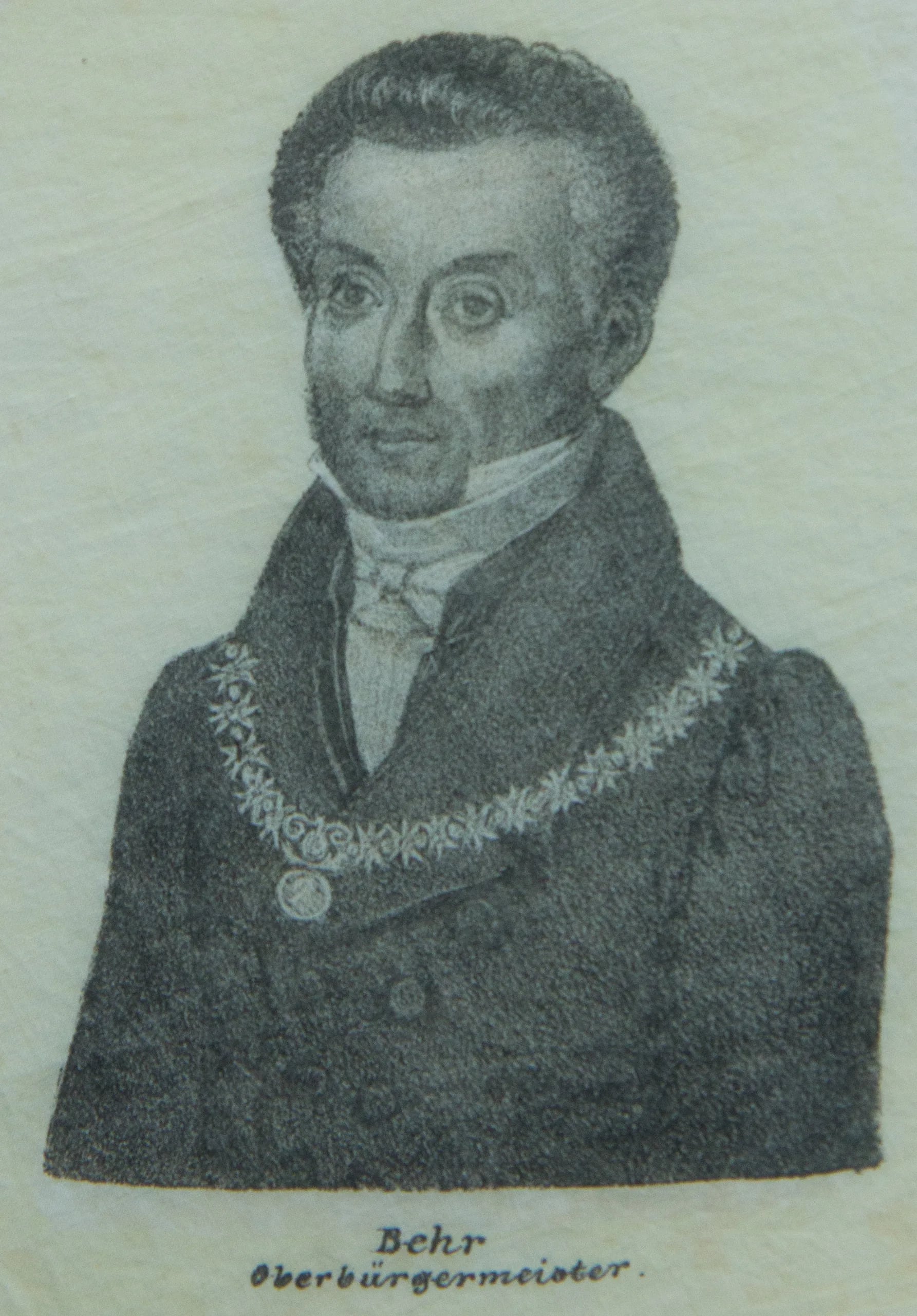 Porträt von Wilhelm Joseph Behr (1775–1851) – Gedenkseite