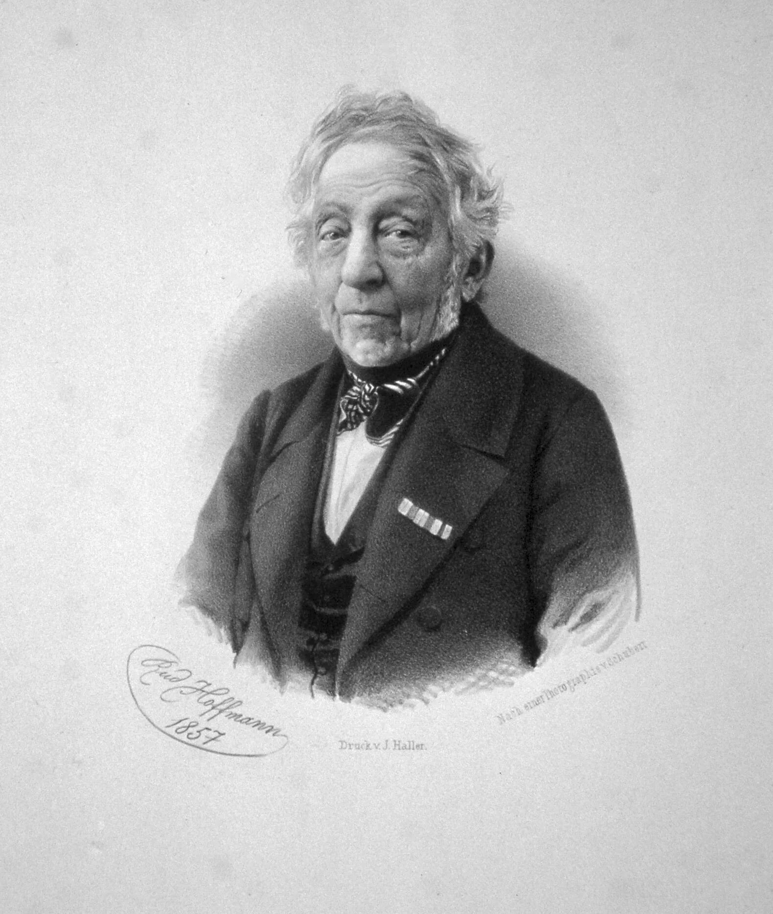 Portrait of Karl Cäsar von Leonhard (1779–1862) – memorial page