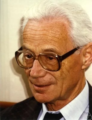 Portrait of Beno Eckmann (1917–2008) – memorial page