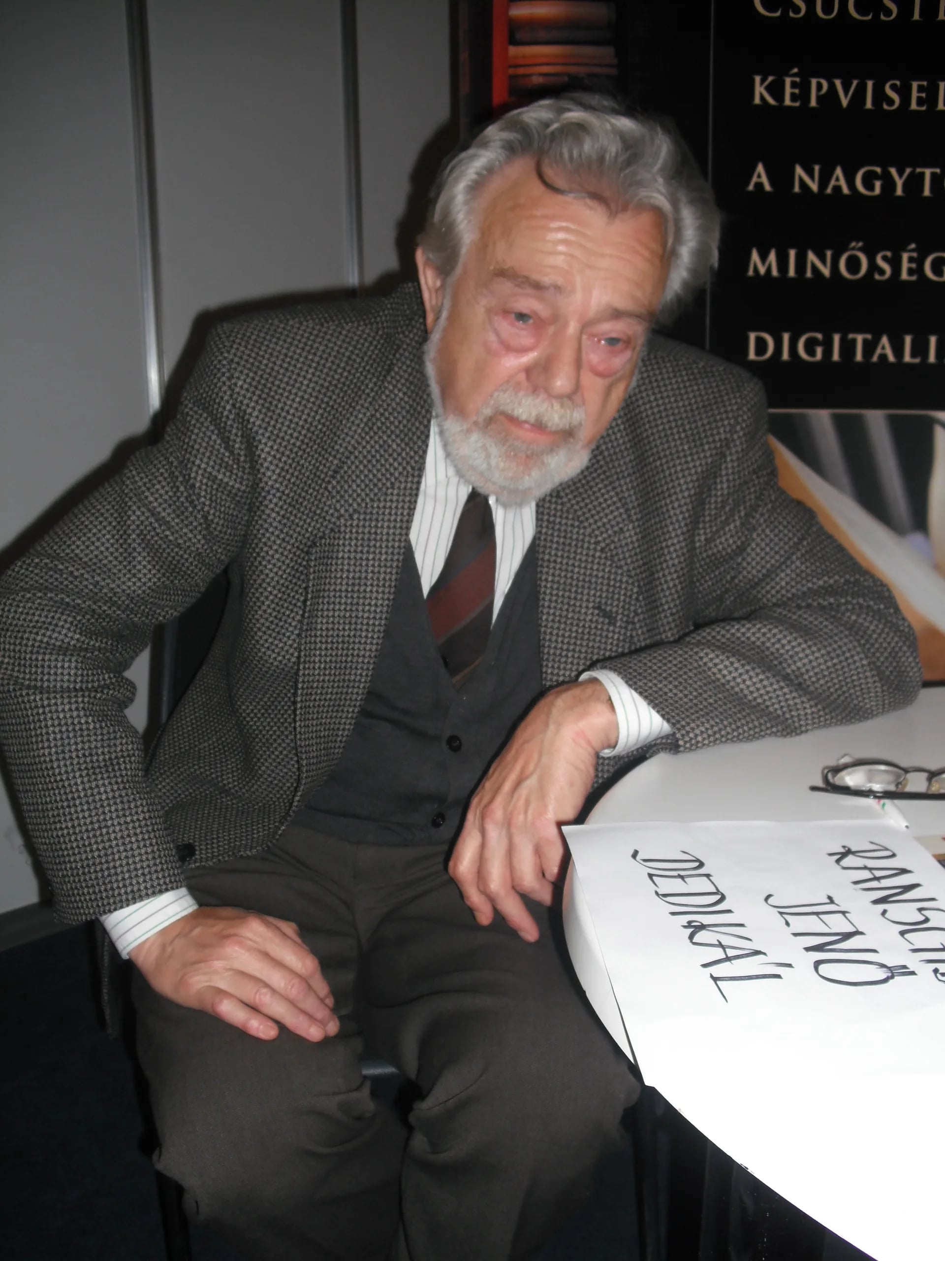Portrait of Jenő Ranschburg (1935–2011) – memorial page