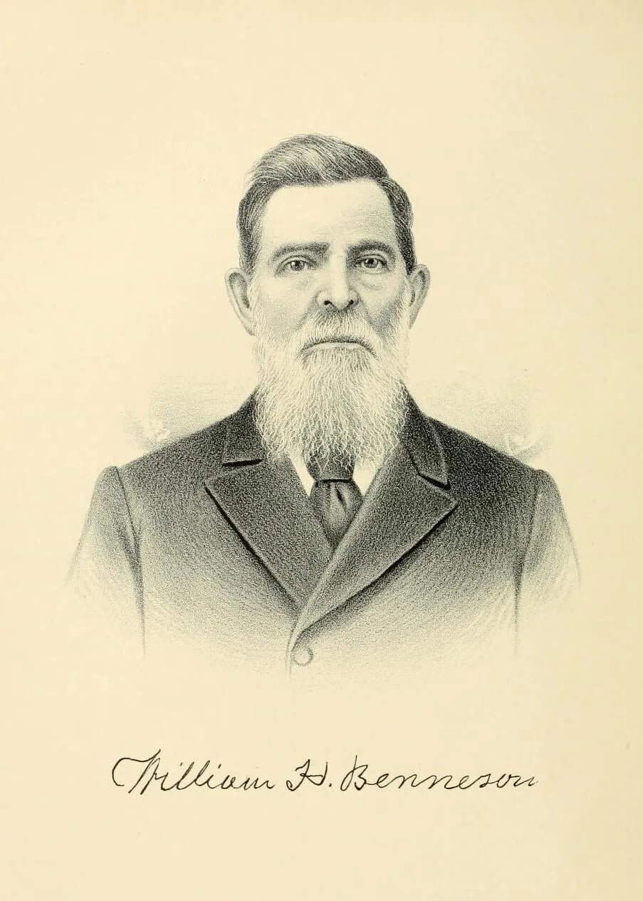 Portrait of William H. Benneson (1818–1899) – memorial page
