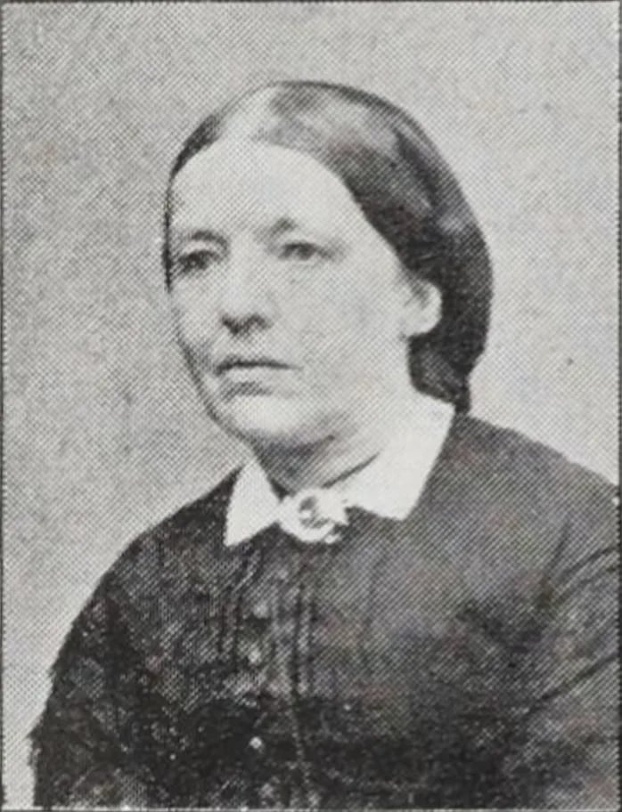 Porträt von Nielsine Breda (1821–1904) – Gedenkseite