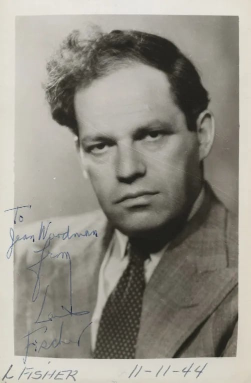 Porträt von Louis Fischer (1896–1970) – Gedenkseite
