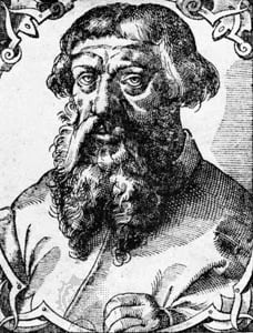 Porträt von Étienne Dolet (1509–1546) – Gedenkseite