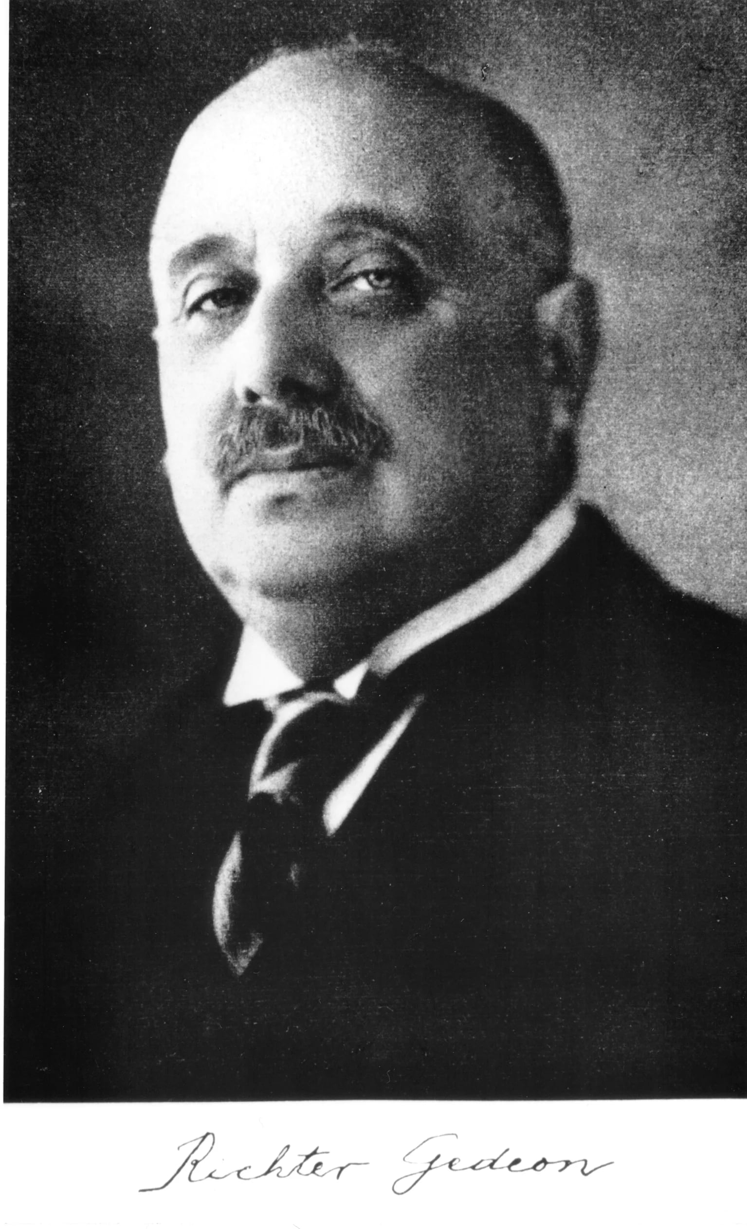 Porträt von Gedeon Richter (1872–1944) – Gedenkseite