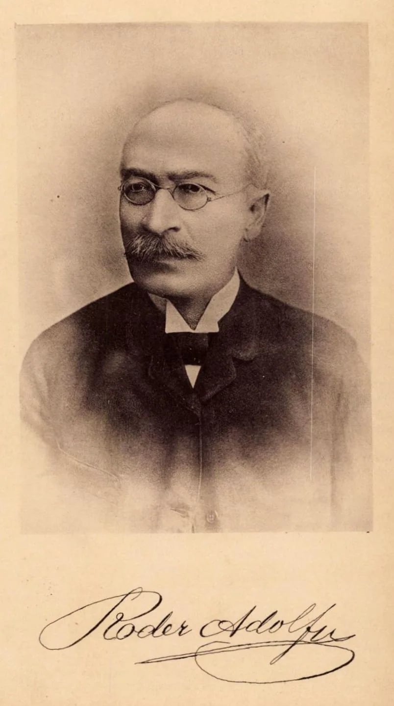 Porträt von Adolf Roder (1833–1899) – Gedenkseite