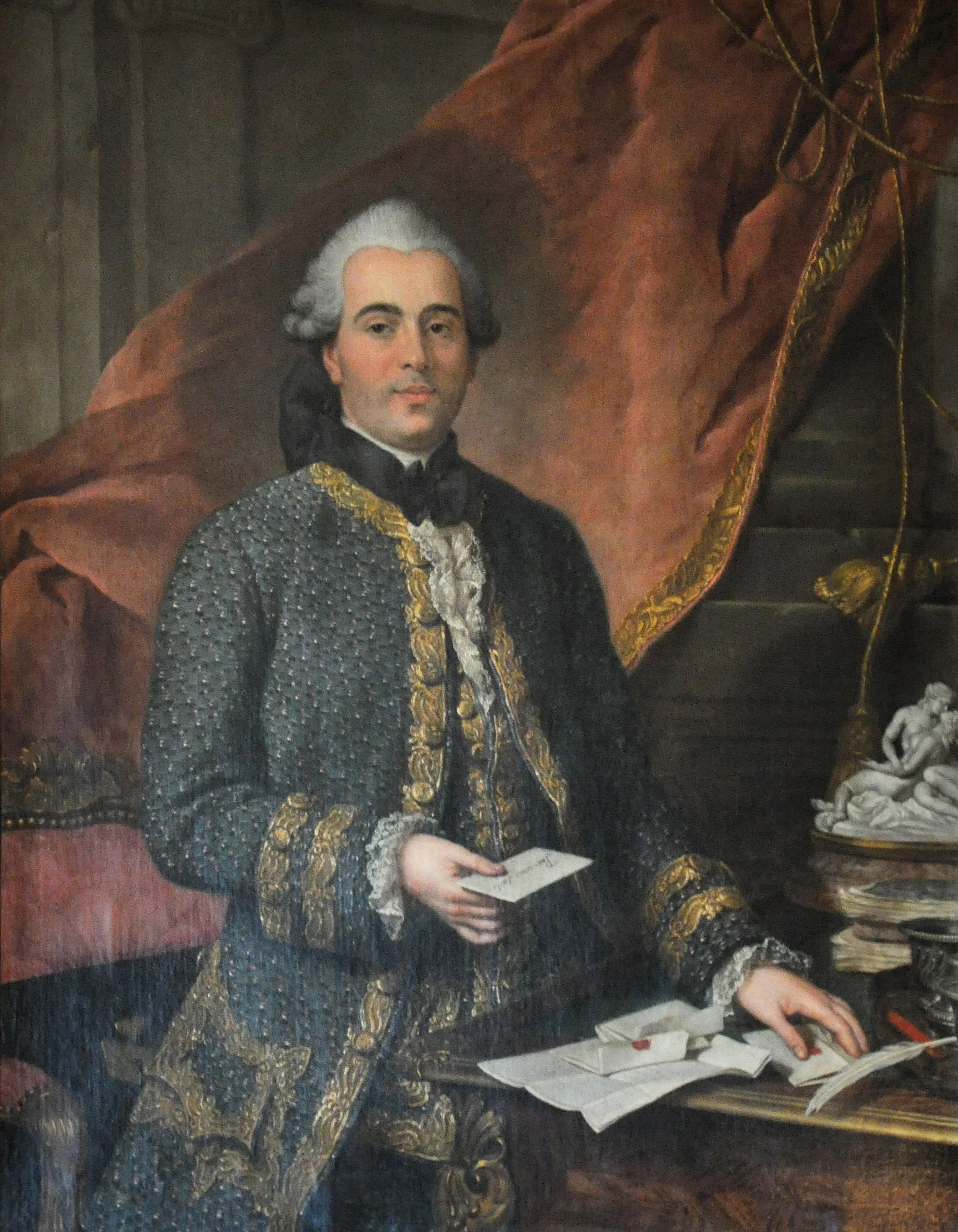 Porträt von Jacques de Flesselles (1730–1789) – Gedenkseite
