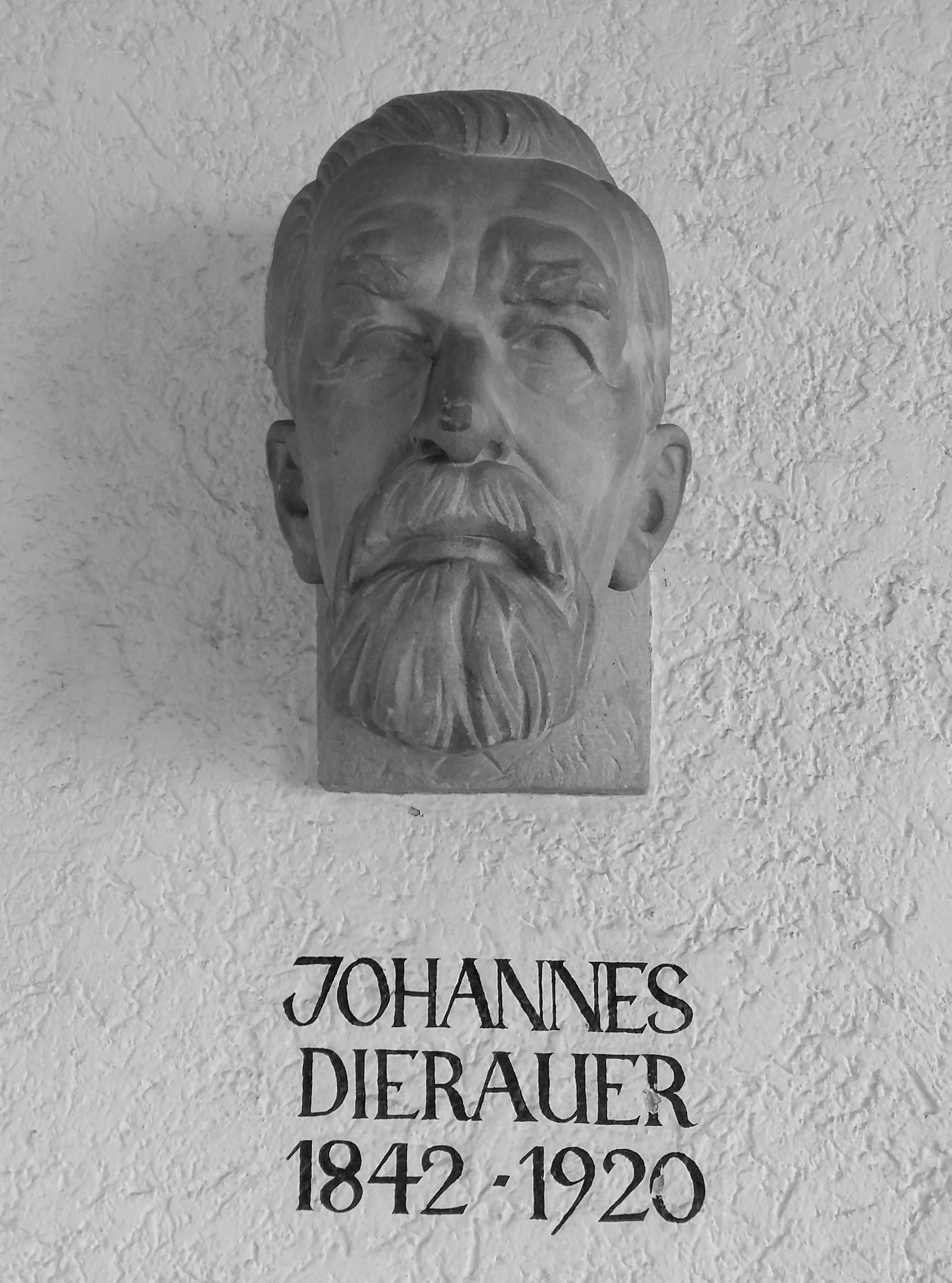 Porträt von Johannes Dierauer (1842–1920) – Gedenkseite