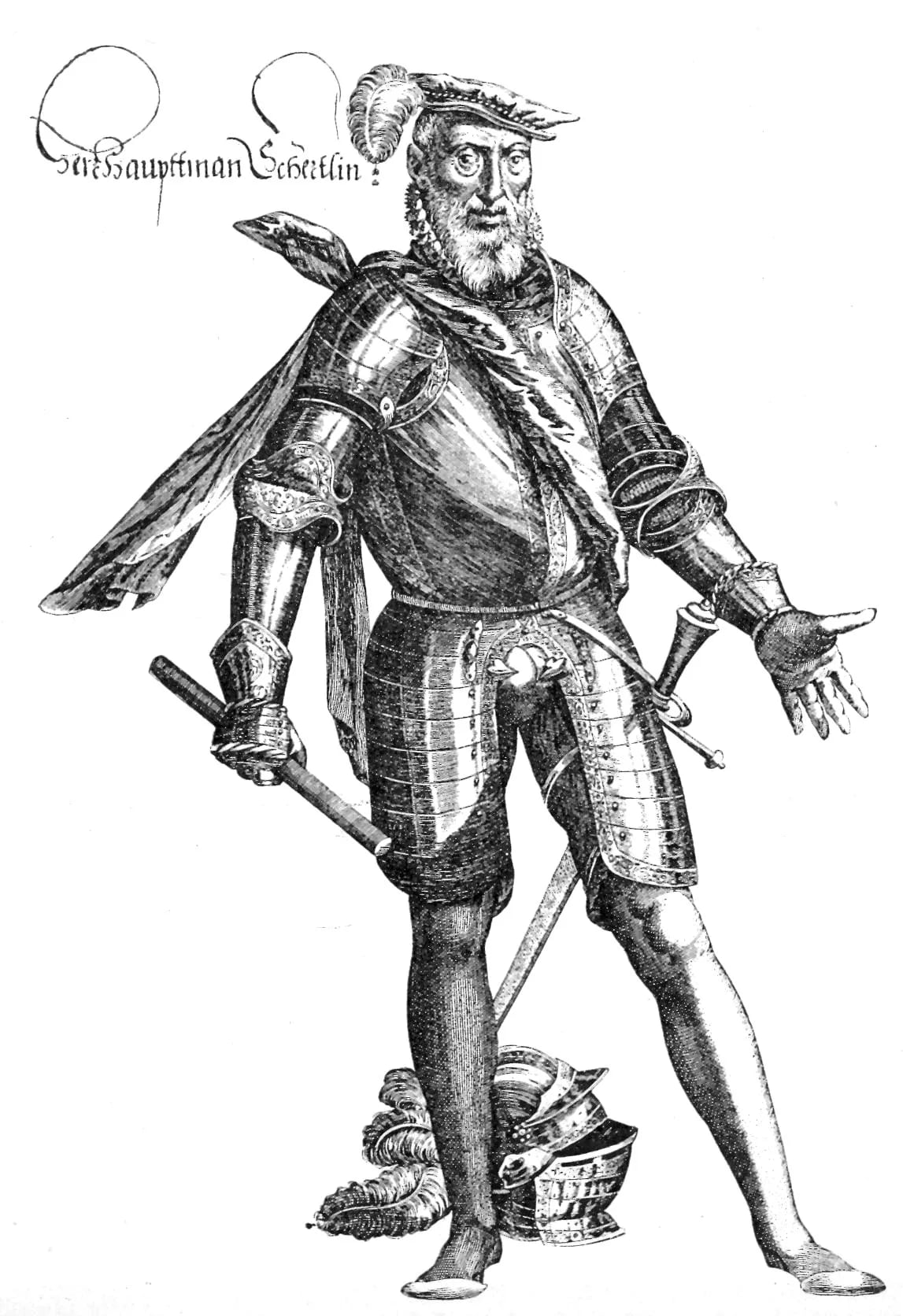 Porträt von Sebastian Schertlin von Burtenbach (1496–1577) – Gedenkseite