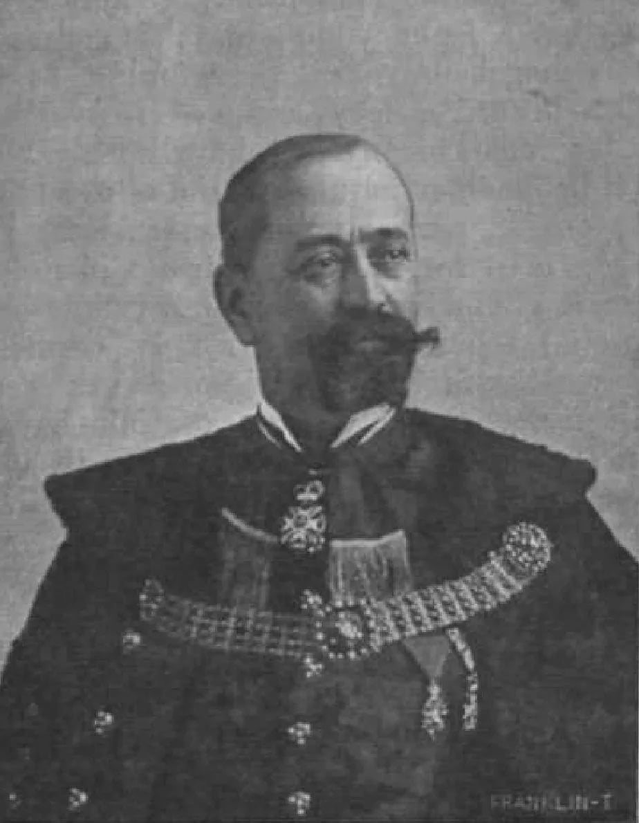 Porträt von Péter Ráth (1842–1939) – Gedenkseite