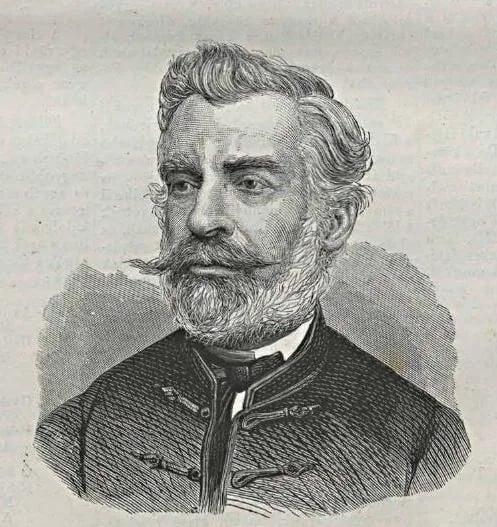 Portrait of Valentin Révész (1816–1891) – memorial page