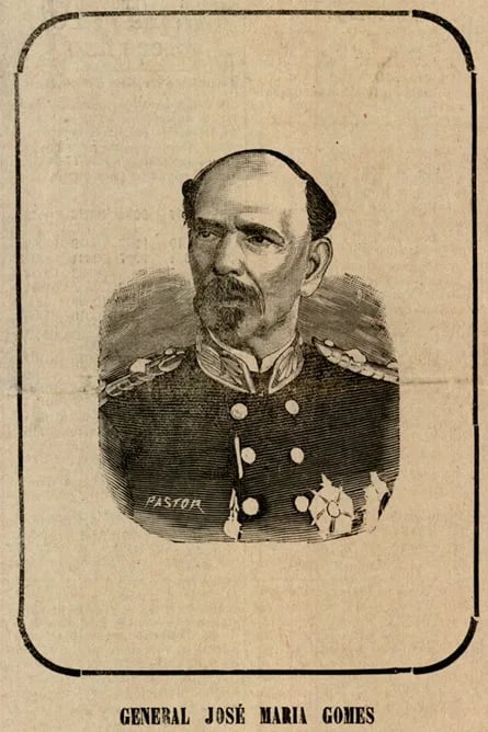 Porträt von José Maria Gomes (1807–1881) – Gedenkseite