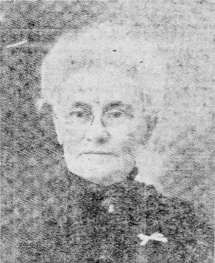 Portrait of Mary E. Metzgar (1849–1919) – memorial page