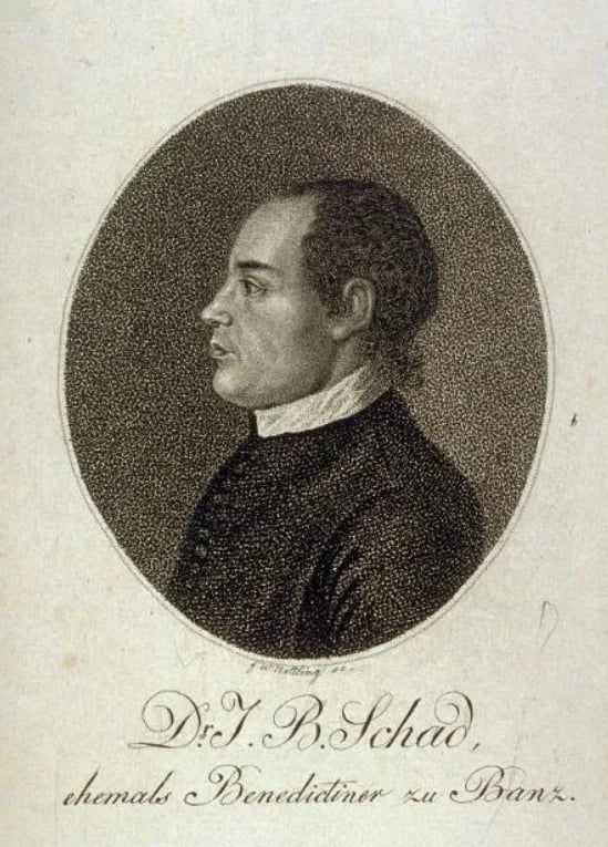 Porträt von Johann Baptist Schad (1758–1834) – Gedenkseite