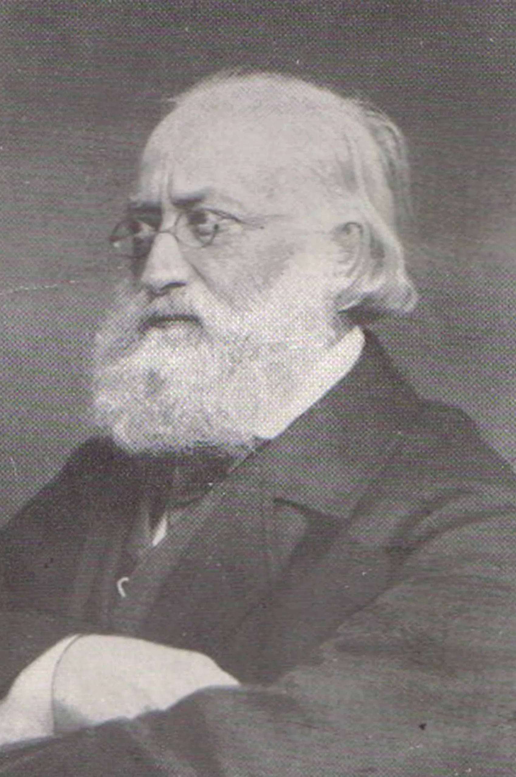 Porträt von Friedrich Mergner (1818–1891) – Gedenkseite