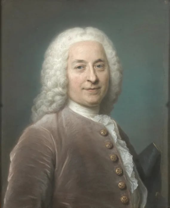 Porträt von Louis-Antoine Mirleau de Neuville (1707–1780) – Gedenkseite