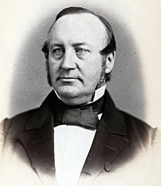 Porträt von Robert Bernard Hall (1812–1868) – Gedenkseite