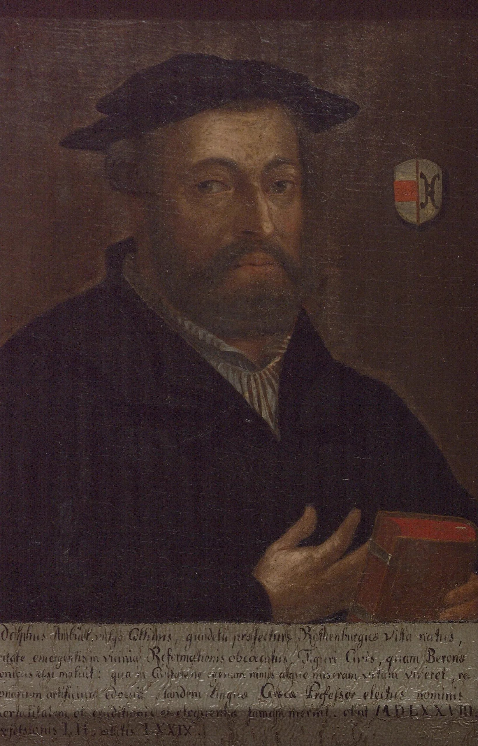 Porträt von Rudolfus Collinus (1499–1578) – Gedenkseite