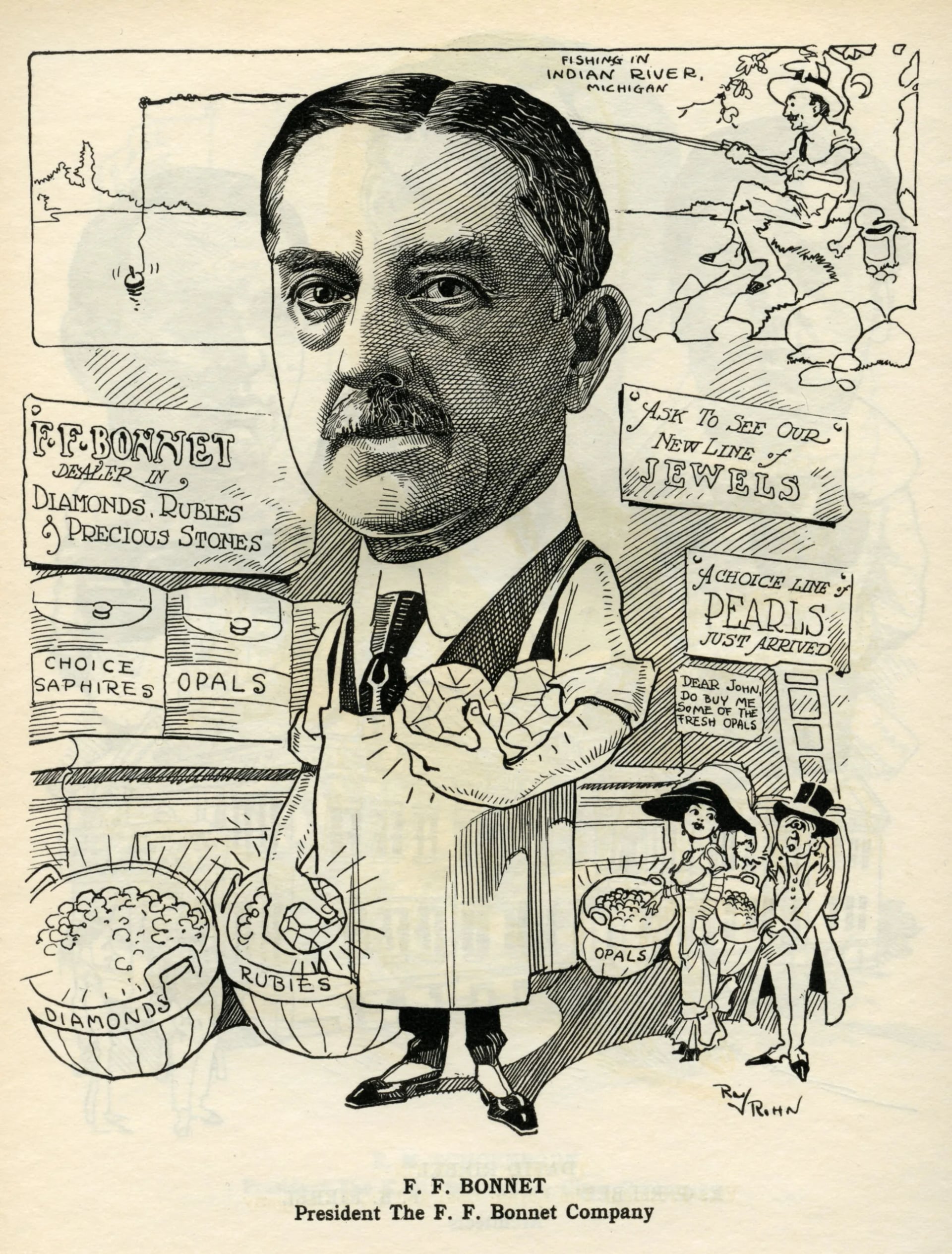 Portrait of Frank F. Bonnet (1856–1923) – memorial page